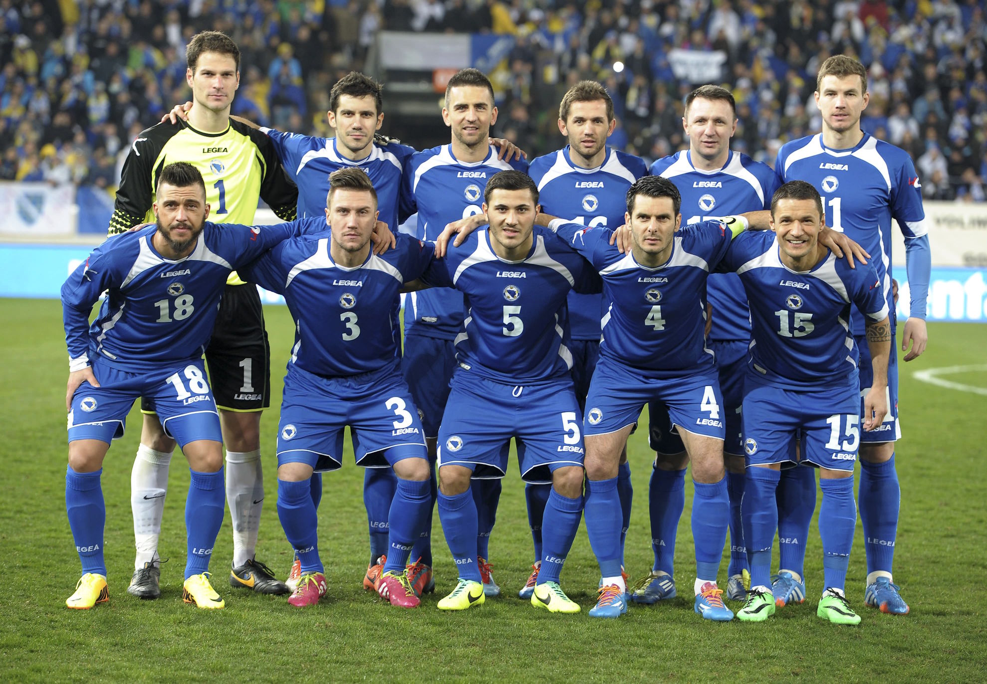 team photo for Bosnia y Herzegovina