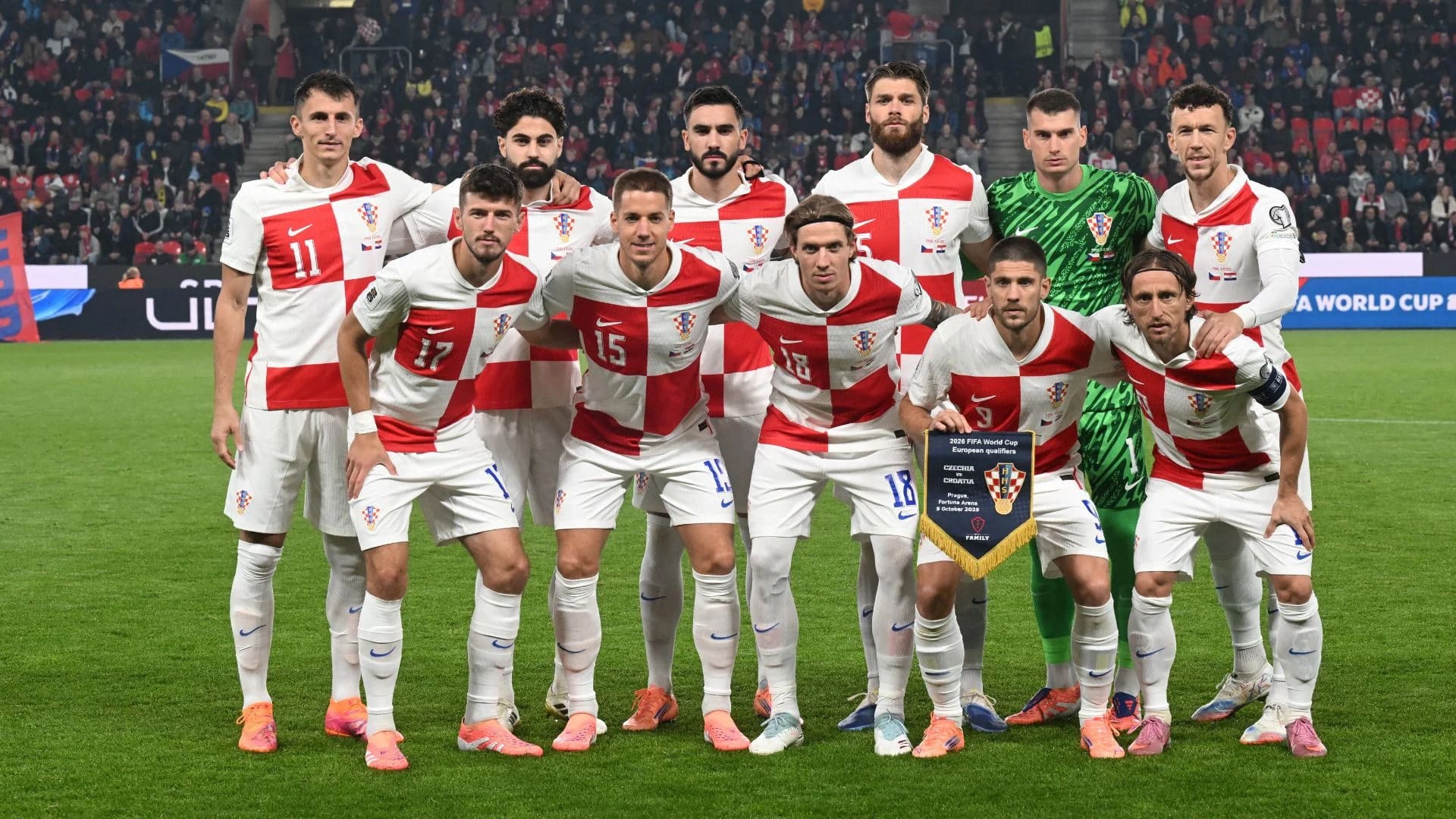 team photo for Croacia