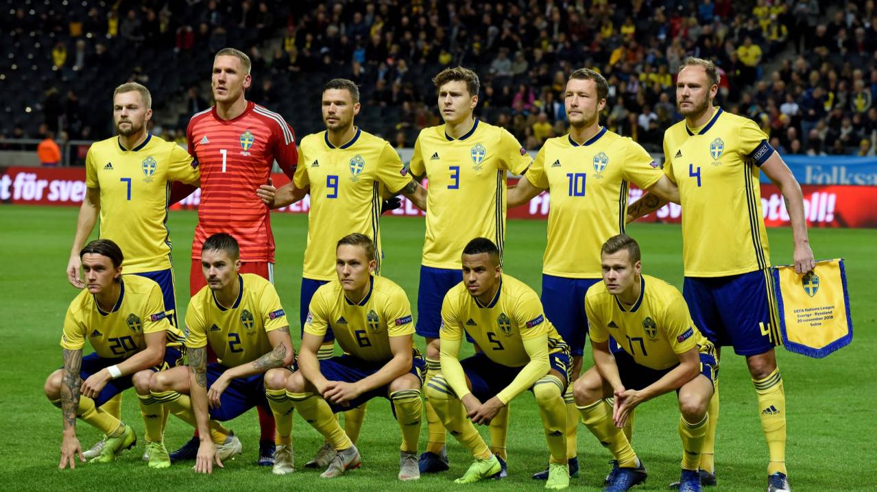 team photo for Suecia