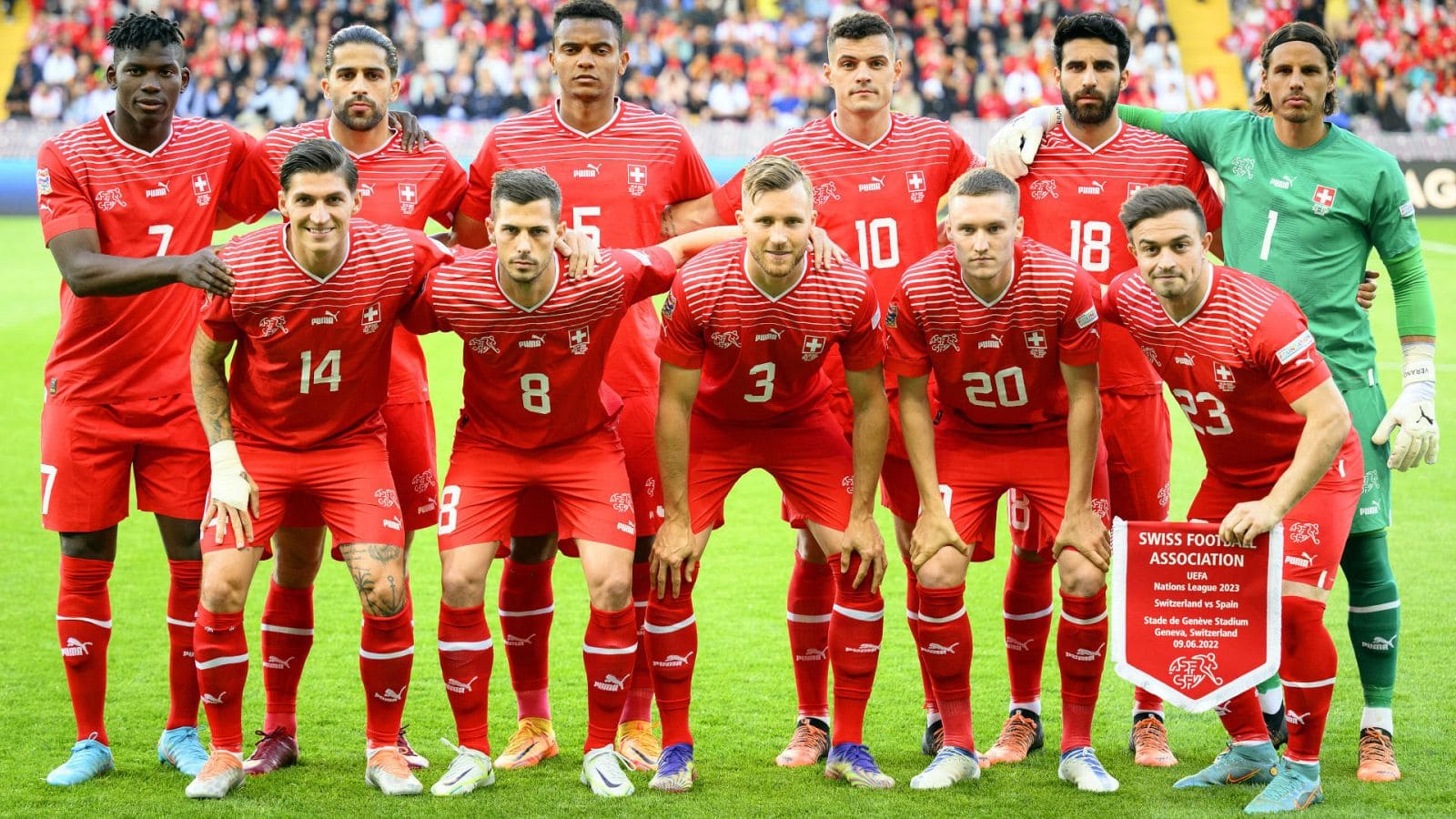 team photo for Suiza